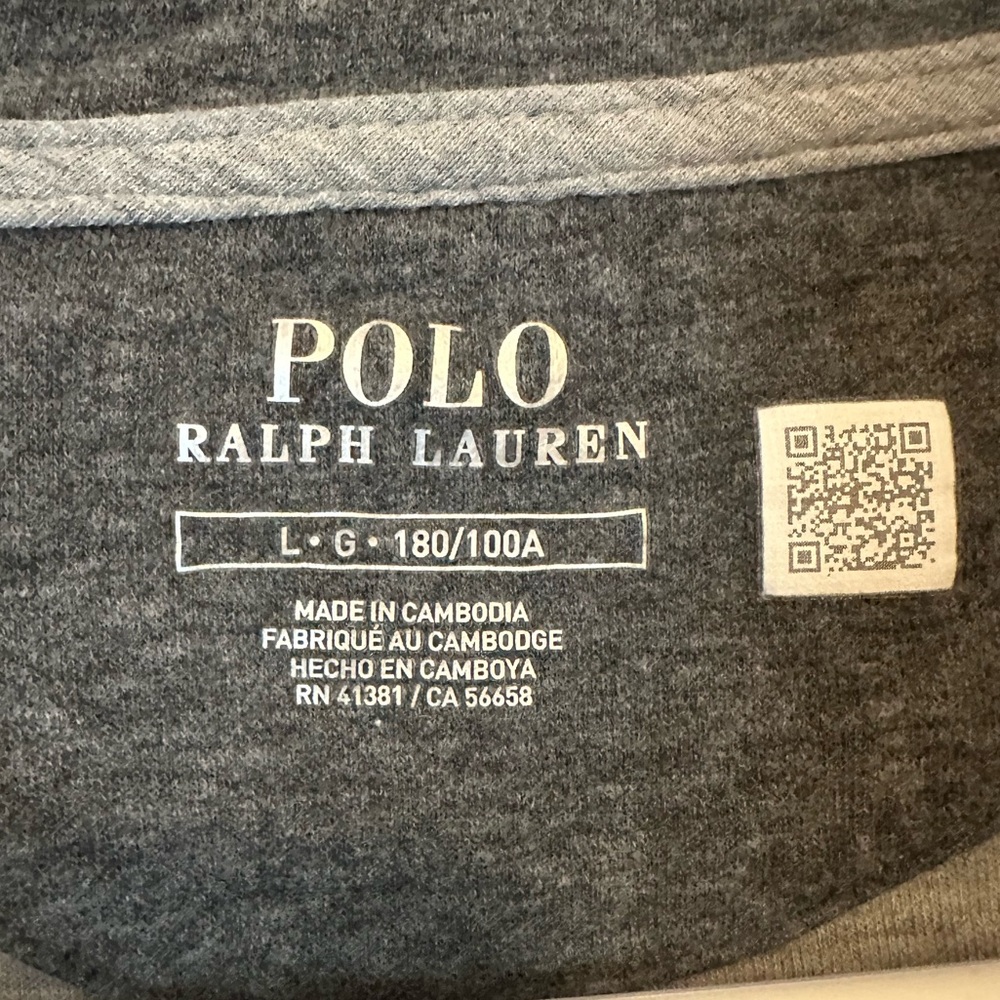 Men’s Polo Ralph Lauren Luxury Jersey Qtr Zip Pullover | Large - Picture 4 of 11